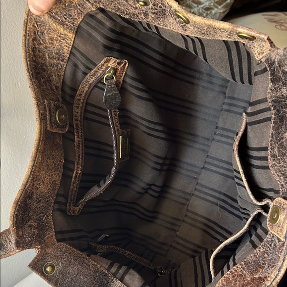 Frye Metallic Brown Sequin Shoulder Bag - Picture 5 of 6